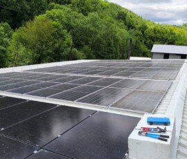 Installation of a 110kWp solar PV system on the rooftop of the SatStyro factory, Mushnikovo, Prizren Installation of a 110kWp solar PV system on the rooftop of the SatStyro factory, Mushnikovo, Prizren